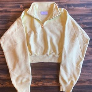 TNA Cropped Quarter Zip